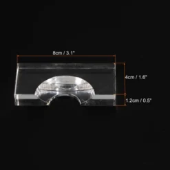 Unique Bargains Acrylic Durable Lightweight Compact Billiard Cue Racks Clear 2 Pcs