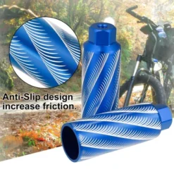 Unique Bargains Universal Aluminum Alloy Axle Rear Foot Pegs For BMX MTB Bike Fit 3/8 Inch 1 Pair -Outdoor Sports Series GUEST 68575a99 8d35 49f5 9c5b 6f9408d4643a
