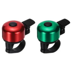 Unique Bargains Aluminum Loud Crisp Clear Sound Mini Bicycle Bells 2 Pcs -Outdoor Sports Series GUEST 68a0fdc6 f26a 491f ab1f 1bee39f65129