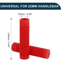 Unique Bargains Bike Handlebar Grips Covers 4.92" Red 1 Pair -Outdoor Sports Series GUEST 6926e289 bce9 429f a007 4987a67a53c4