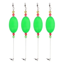 Unique Bargains Plastic Weighted Oval Fishing Floats Rigs 4 Pcs -Outdoor Sports Series GUEST 6962db2f 8e11 4dad a9bc c09325358211