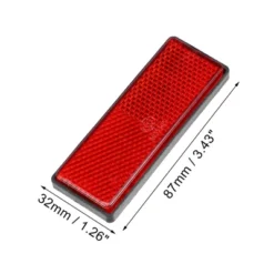 Unique Bargains Motorcycle Rectangular Safety Spoke Warning Reflector Red 6 Pcs -Outdoor Sports Series GUEST 6a501ca3 4e42 4955 989a 7c7f599b56bb