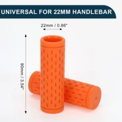 Unique Bargains Bike Handlebar Grips Covers 3.54" Orange 1 Pair -Outdoor Sports Series GUEST 6af11ed0 4311 4b2a a43d 62134a1f8397