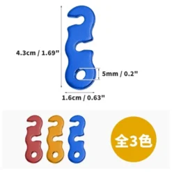 Unique Bargains Aluminum Alloy Rope Tensioners 10 Pcs -Outdoor Sports Series GUEST 6bd58095 6cea 4918 a410 d4daf41972a9