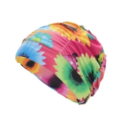 Unique Bargains Nylon Floral Pattern Swimming Cap Assorted Color 1 Pc -Outdoor Sports Series GUEST 6c0bdfac 62d6 46eb 9f0d b9f1fb8fd895