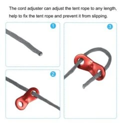 Unique Bargains Tent Rope Nylon Reflective Guyline Cords With Aluminum Cord Adjusters For Camping Hiking -Outdoor Sports Series GUEST 6ccc020a 3e35 46de 9d17 4180be4e34a7