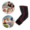 Unique Bargains Elbow Protection Elbow Pads Tightening Breathable Elbow Pads With Straps For Sports 1 Pair
