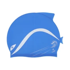 Unique Bargains Kid's Silicone Waterproof Dolphin Swim Cap Blue 1 Pc -Outdoor Sports Series GUEST 6d1d116c 1649 47d4 ad94 6291d29d4409