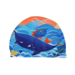 Unique Bargains Kid's Polyester Cartoon Whale Swim Cap 1 Pc -Outdoor Sports Series GUEST 6f1fe659 82de 42d8 b1ad 4172ddc42d98
