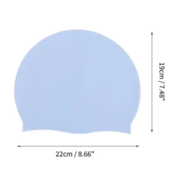 Unique Bargains Silicone Waterproof Solid Color Swim Cap 1 Pc -Outdoor Sports Series GUEST 6fda2dae ab74 43e5 815a 281c7cfe9f66