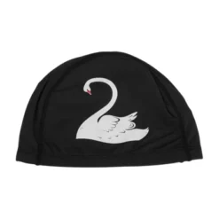 Unique Bargains Knitted PU Elastic Swans Pattern Swim Cap 1 Pc -Outdoor Sports Series GUEST 701edca3 ca2a 41b2 8e97 d974de39f7dc