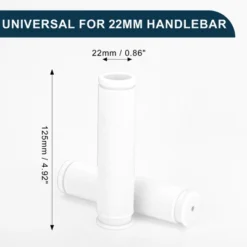 Unique Bargains Bike Handlebar Grips Covers 4.92" White 1 Pair -Outdoor Sports Series GUEST 716e5bba 4819 4c68 8ed8 a003f8e6988e