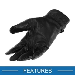 Unique Bargains Motorcycle Gloves Breathable Full Finger Gloves Black 1 Pair -Outdoor Sports Series GUEST 71cc164f 381b 4aef b529 a599f85f5600