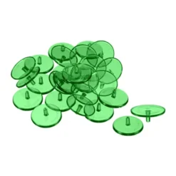 Unique Bargains ABS Plastic Round Transparent Flat Position Golf Ball Markers 50 Pcs -Outdoor Sports Series GUEST 722f860d ea3e 4ba9 a337 f45d8ffb2696