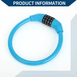 Unique Bargains Bicycle Lock Ring Anti-Theft Bike Lock Resettable 4 Digit Mini Ring Lock Blue -Outdoor Sports Series GUEST 7247e254 f4c5 47eb 9f95 c8c1ca422916