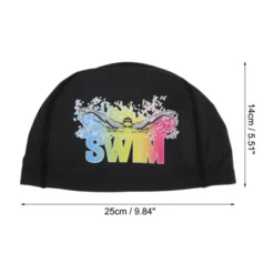 Unique Bargains Knitted PU Elastic Letter Pattern Swim Cap 1 Pc -Outdoor Sports Series GUEST 72bd26a5 f023 4f25 8f3d 389e8096ca5e