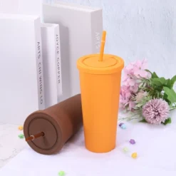 Unique Bargains Insulated Double Wall Acrylic Straw Tumbler -Outdoor Sports Series GUEST 745c6706 25b2 43b7 8637 f14f6c8bac0c