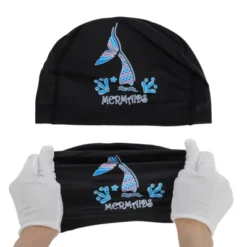 Unique Bargains Knitted PU Elastic Fish Tail Pattern Swim Cap 1 Pc -Outdoor Sports Series GUEST 747e9fb4 dbc8 4354 ac9a 36c184c13eb0