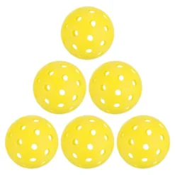 Unique Bargains 40 Holes Outdoor Pickleball Balls For Amateurs Sports 6 Pcs -Outdoor Sports Series GUEST 754195be 15a0 457c 9c2c 0888cd9a1a82