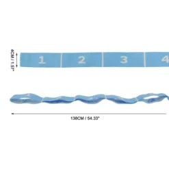 Unique Bargains Durable 12 Grids Yoga Stretch Bands 1 Pc