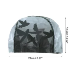 Unique Bargains Nylon Durable Swim Cap 1 Pc -Outdoor Sports Series GUEST 76a00462 2648 4956 8b77 4fb9a49dbe2e