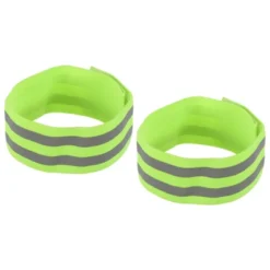 Unique Bargains Reflective Bands For Arm Wrist Ankle Leg Strip Green 2 Pack -Outdoor Sports Series GUEST 76f285a4 3aca 4ec5 9b3d a6a89dbc1586