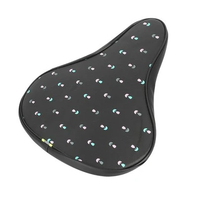 Unique Bargains Waterproof Rose Pattern Bicycle Seat Cover Cushion Pad Soft Bike Saddle Seat Cover Black 4 Unique Bargains Waterproof Rose Pattern Bicycle Seat Cover Cushion Pad Soft Bike Saddle Seat Cover Black - Image 4