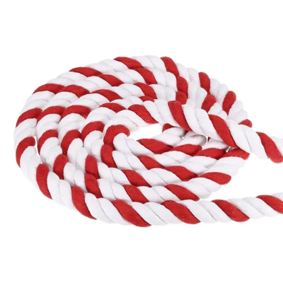 Unique Bargains Natural Twisted Cotton Craft Railings Home Decor Tug Of War 3-Strand Rope 1 Pc 6 Unique Bargains Natural Twisted Cotton Craft Railings Home Decor Tug Of War 3-Strand Rope 1 Pc - Image 6