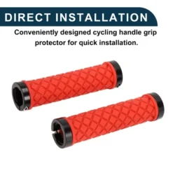 Unique Bargains Bike Handlebar Grips Covers 5.04" Red 1 Set -Outdoor Sports Series GUEST 7850d355 c6b9 40b6 acca f16faa838766