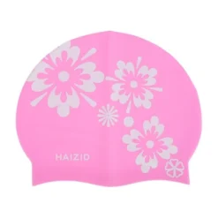 Unique Bargains Silicone Square Flower Pattern Waterproof Swim Cap 1 Pc -Outdoor Sports Series GUEST 7874ca65 5335 4a36 9e52 47da7f3a7bf2