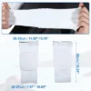 Unique Bargains 2pcs Elbow Brace Support Sleeve Elbow Pad Sleeve For Women Men White XL Size