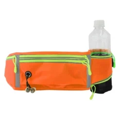 Unique Bargains Waist Pack Bag With Water Bottle Holder Orange 1 Pc -Outdoor Sports Series GUEST 7995d27b adcf 4341 b7c9 cce55694f213