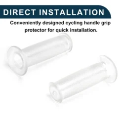 Unique Bargains Bike Handlebar Grips Covers 3.94" Clear 1 Pair -Outdoor Sports Series GUEST 79fbbfde f7dd 45dc 982d 1b2704b3bf80