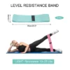 Unique Bargains Elastic Non-Slip Exercise Loops Leg Booty Resistance Bands 3 Pcs