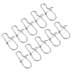 Unique Bargains Stainless Steel Quick Lock Design Fishing Snaps 100 Pcs -Outdoor Sports Series GUEST 7bbc6517 be07 4cc9 9509 0bda02b87b23