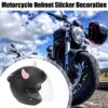 Unique Bargains Car Motorcycle Bull Horn Style Helmet Decoration Suction Cup 2 Pcs
