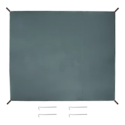 Unique Bargains Waterproof Tent Tarp With Ground Nail Gray 9 Unique Bargains Waterproof Tent Tarp With Ground Nail Gray - Image 9