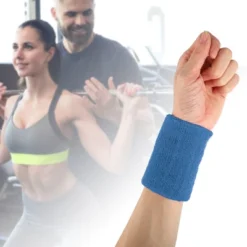 Unique Bargains Wrist Sweat Bands Wristbands For Sport Wrist Wraps Absorbing Cotton Terry Cloth 3.15"x3.94" 1 Pair -Outdoor Sports Series GUEST 7d5ecb18 0147 4db4 89c3 d0dbefb1f82d