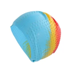 Unique Bargains Silicone Bubbles Texture Swimming Cap 1 Pc -Outdoor Sports Series GUEST 7d7319fc b266 4761 a183 6c8307a6a06a
