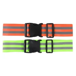 Unique Bargains High Visibility Safety Reflective Belt Running Gear Green Orange 2 Pcs -Outdoor Sports Series GUEST 7d789b38 1cf0 48a4 991d 8e4c93bb9de2