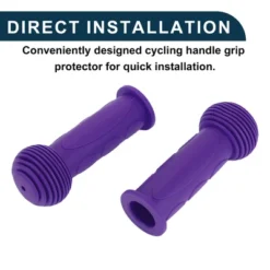 Unique Bargains Child Bike Handlebar Grips Covers 4.33" Purple 1 Pair -Outdoor Sports Series GUEST 7e1b5830 90dc 47cc 87a8 3fd49fb27e05