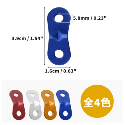 Unique Bargains Aluminum Alloy Cord Adjusters 10 Pcs 4 Unique Bargains Aluminum Alloy Cord Adjusters 10 Pcs - Image 4