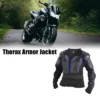 Unique Bargains Dirt Bike Motorcycle Riding Protective Full Body Armor Thorax Back Backbone Protector For Off-Road Cycling Blue Size XL