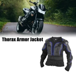 Unique Bargains Dirt Bike Motorcycle Riding Protective Full Body Armor Thorax Back Backbone Protector For Off-Road Cycling Blue Size XL