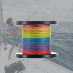 Unique Bargains Abrasion Resistant Zero Stretch PE Thin 8 Strands 42.55LB Braided Fishing Line 549yds Multicolor 1Pc -Outdoor Sports Series GUEST 80f16683 6c3a 443c 9e6c 0bfd30115ff2