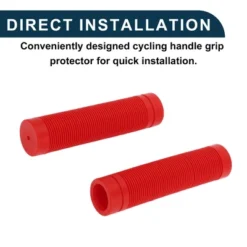 Unique Bargains Bike Handlebar Grips Covers 4.92" Red 1 Pair -Outdoor Sports Series GUEST 821de420 8c1a 4d56 ac67 dfd97ad3eff0