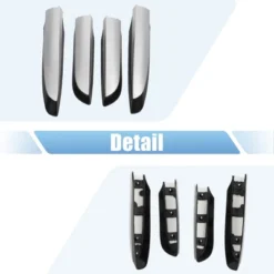 Unique Bargains Roof Rack Rail Cover End Protection Exterior Cover Shell Cap For Toyota RAV4 2013-2018 Silver Tone 1 Set -Outdoor Sports Series GUEST 82706c74 b2d8 421d 8ff2 41c100420bf5