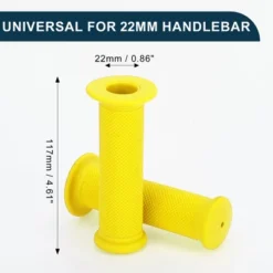 Unique Bargains Bike Handlebar Grips Covers 4.61" Yellow 1 Pair -Outdoor Sports Series GUEST 828bf0ef 23a4 43a9 9346 abb09411cc1a