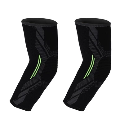 Unique Bargains Elbow Protection Elbow Pads Tightening Breathable Elbow Pads Black For Sports 7 Unique Bargains Elbow Protection Elbow Pads Tightening Breathable Elbow Pads Black For Sports - Image 7