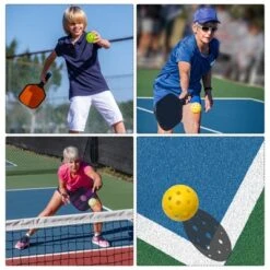Unique Bargains Durable Luminous Portable Mesh Bag Good Balance Pickleball 6 Pcs -Outdoor Sports Series GUEST 82e44069 ba56 48bf b82d cefb3571a841